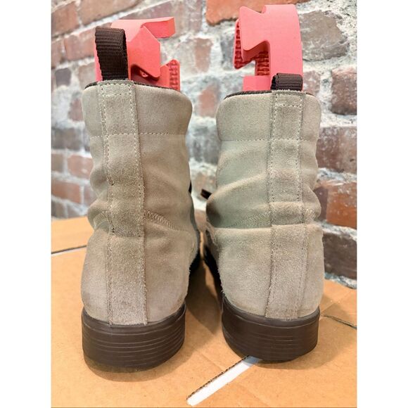 XENA • Tan Lace-up Oil Chemical Slip Resistant Nubuck Leather Steel Toe Ankle Bo - Picture 6 of 16